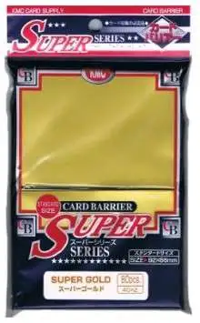 Card Barrier Super Series Gold Standard Card Sleeves 80 Count KMC - ToyWiz