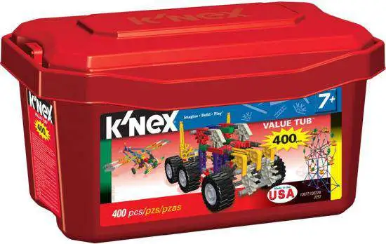 KNex 400 Piece Value Tub Red - ToyWiz