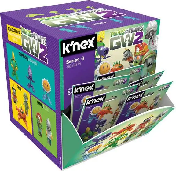 Knex Series 6 Plants vs Zombies Blind Bag New RARE PVZ K'nex 