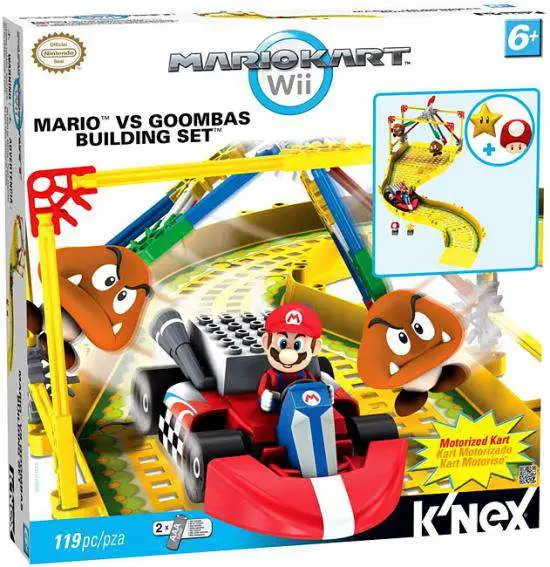 K'NEX Super Mario Mario Kart Wii Mario vs. Goombas Set #38467 [Damaged Package]