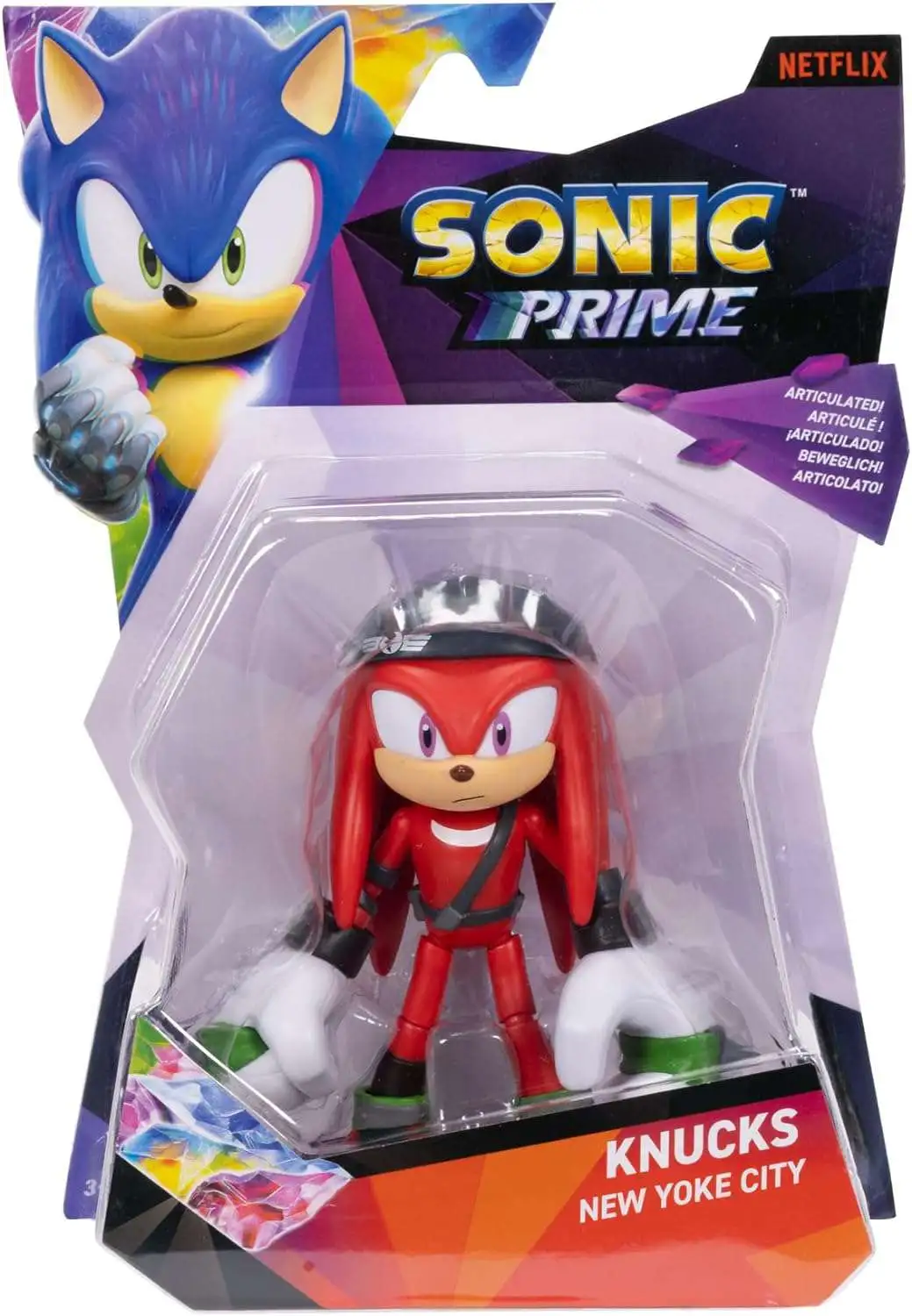 Sonic The Hedgehog Prime Knucks 5 Action Figure New Yoke City Jakks ...