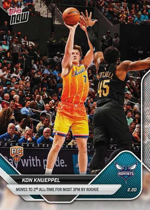 NBA Charlotte Hornets 2025-26 NOW Basketball Kon Knueppel #179 [Rookie]