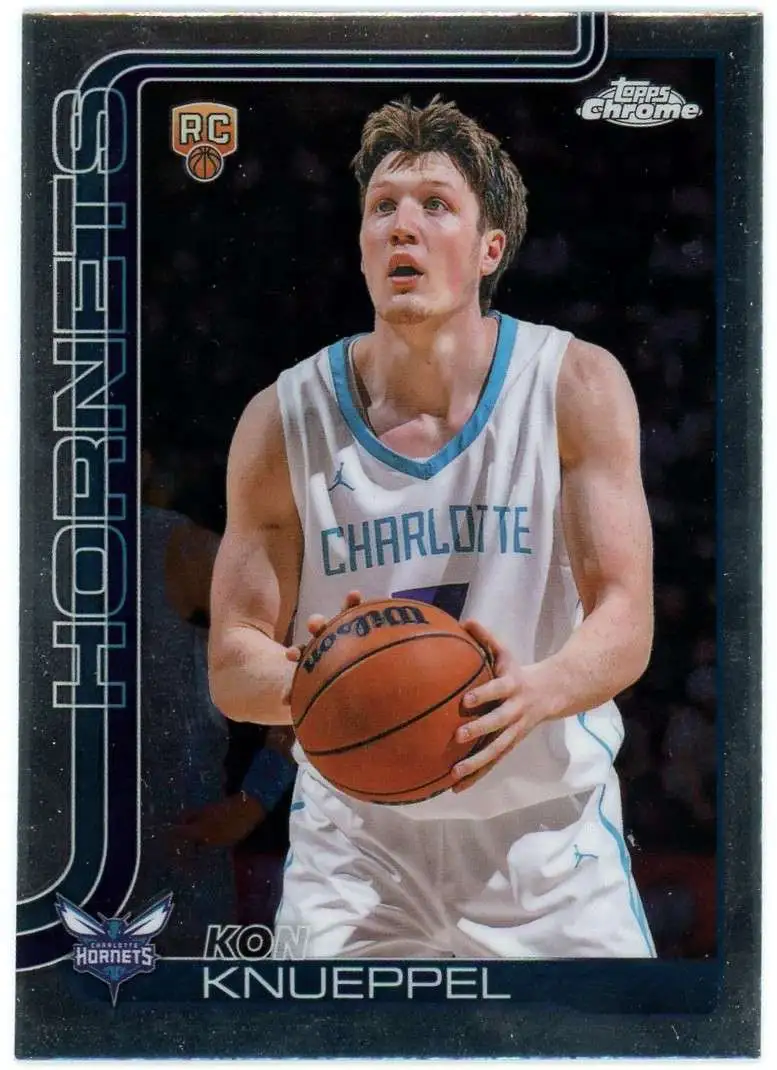NBA 2025-26 Topps Chrome Basketball Single Card Kon Knueppel 254 Rookie - ToyWiz NBA 2025-26 Topps Chrome Basketball Single Card Kon Knueppel 254 Rookie - ToyWiz