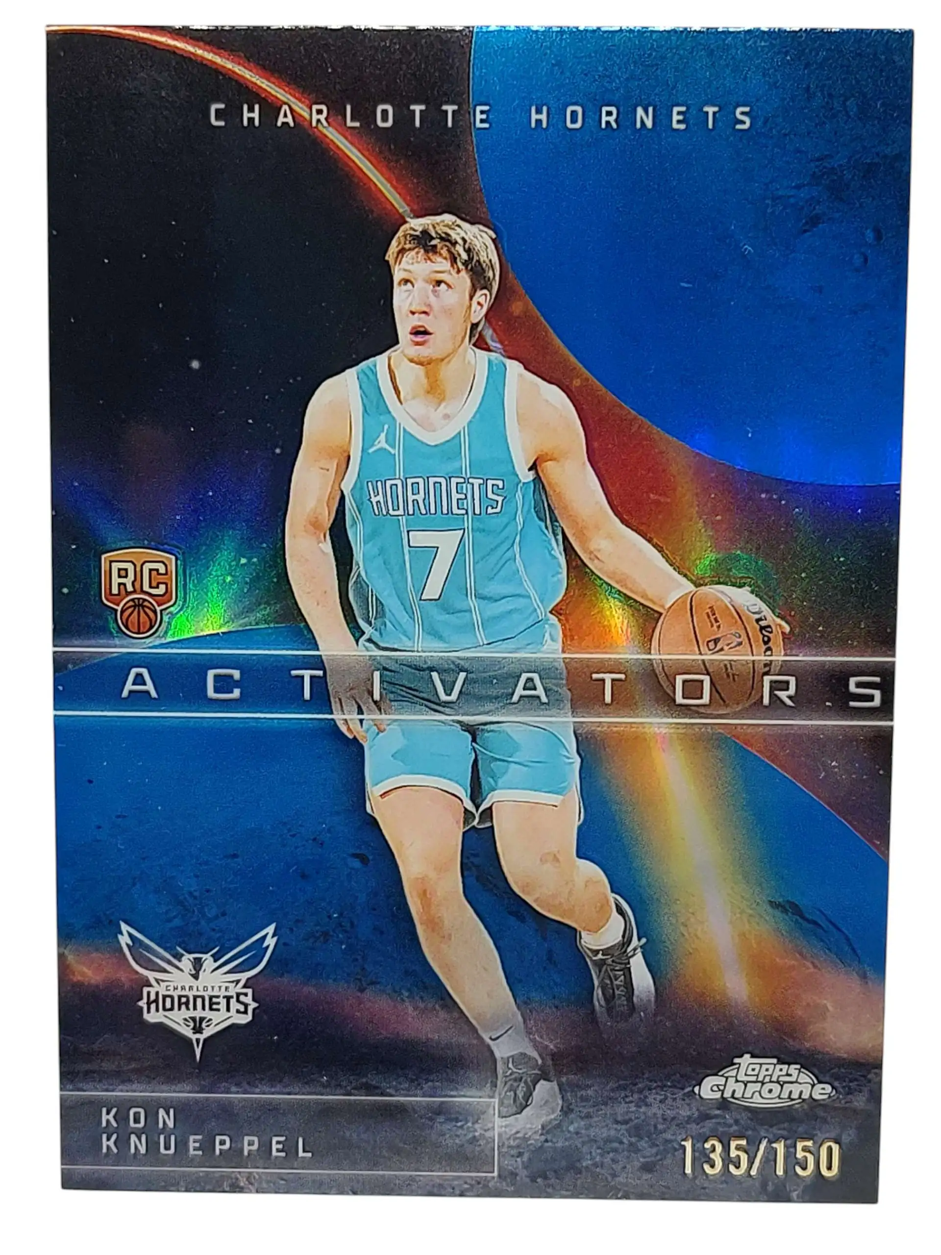 NBA 2025-26 Topps Chrome Basketball Blue Activators 135/150 Kon Knueppel AC-14 [Rookie]