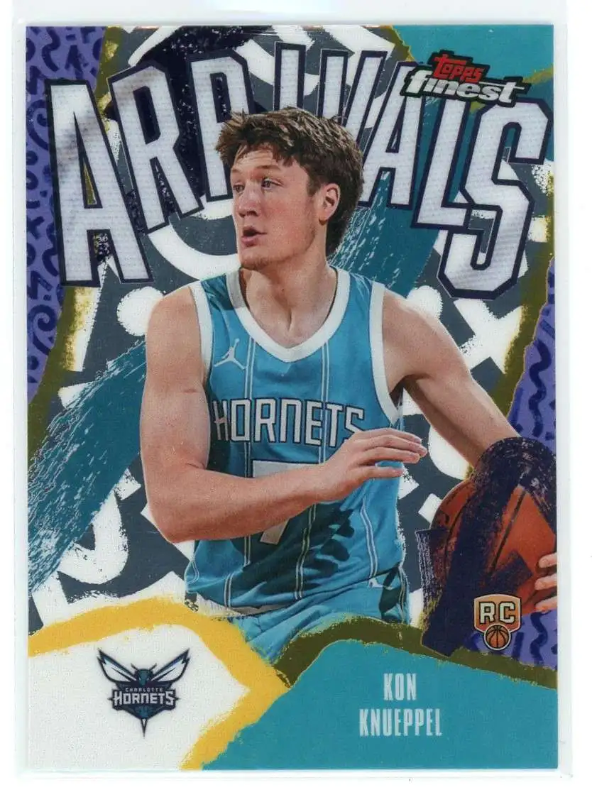 NBA 2025-26 Topps Finest Basketball Arrivals Kon Knueppel A-4 [Rookie]