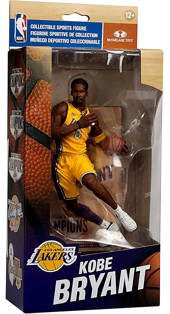 McFarlane Toys NBA Los Angeles Lakers Sports Basketball Championship Series  Kobe Bryant Action Figure [NBA Finals 2000, Damaged Package]