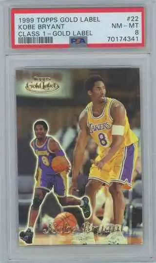NBA 1999 Topps Gold Label Kobe Bryant #22 [Class 1 - Gold Label ] [PSA 9]