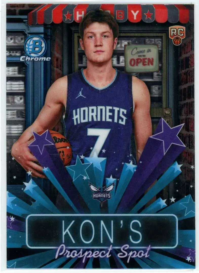 NBA 2025-26 Bowman Basketball Hobby Stars Kon Knueppel HS-7 [Rookie]