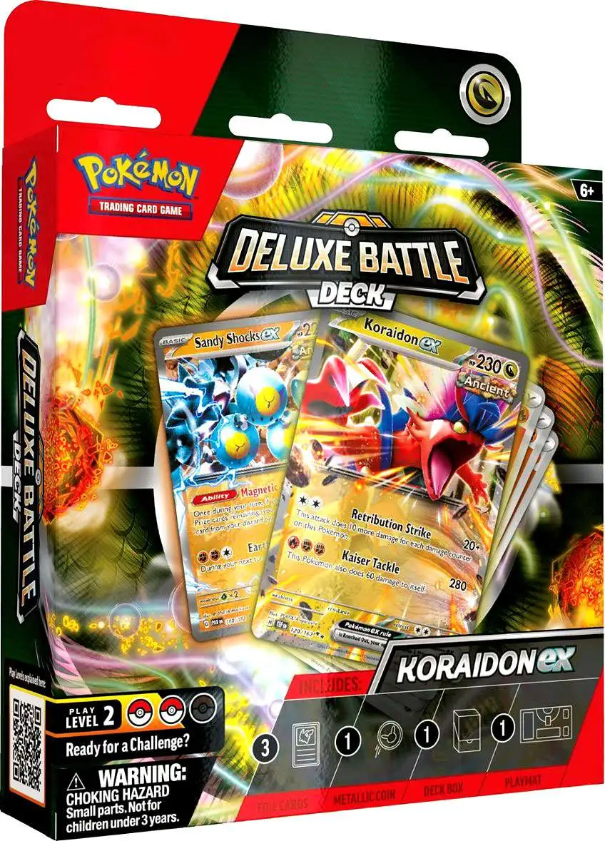 Pokemon Koraidon ex DELUXE Battle Deck [60 Cards & More]
