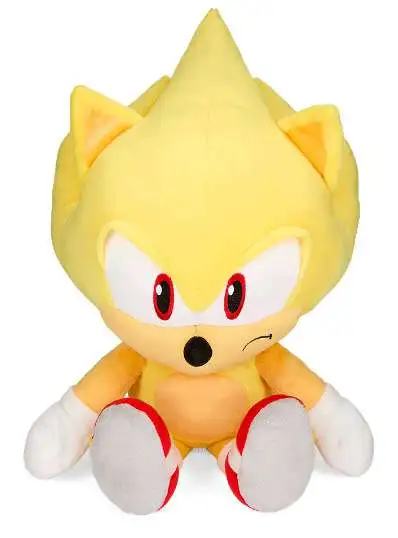 Sonic The Hedgehog Phunny Super Sonic 16-Inch Plush [HugMe, Vibrates with Shake Action!]