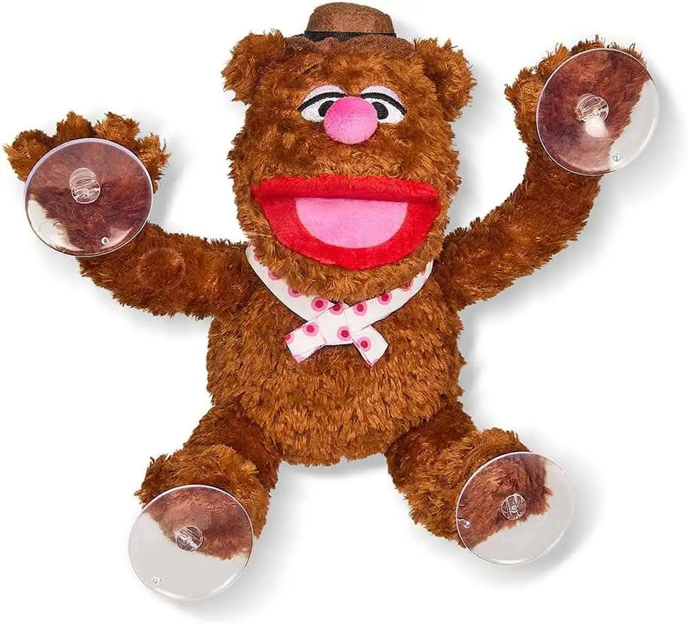 The Muppets Fozzie Bear 6 Plush Window Clinger Kidrobot NECA