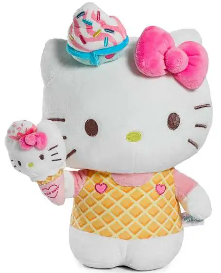 Sanrio Hello Kitty Ice Cream Cone 13-Inch Plush