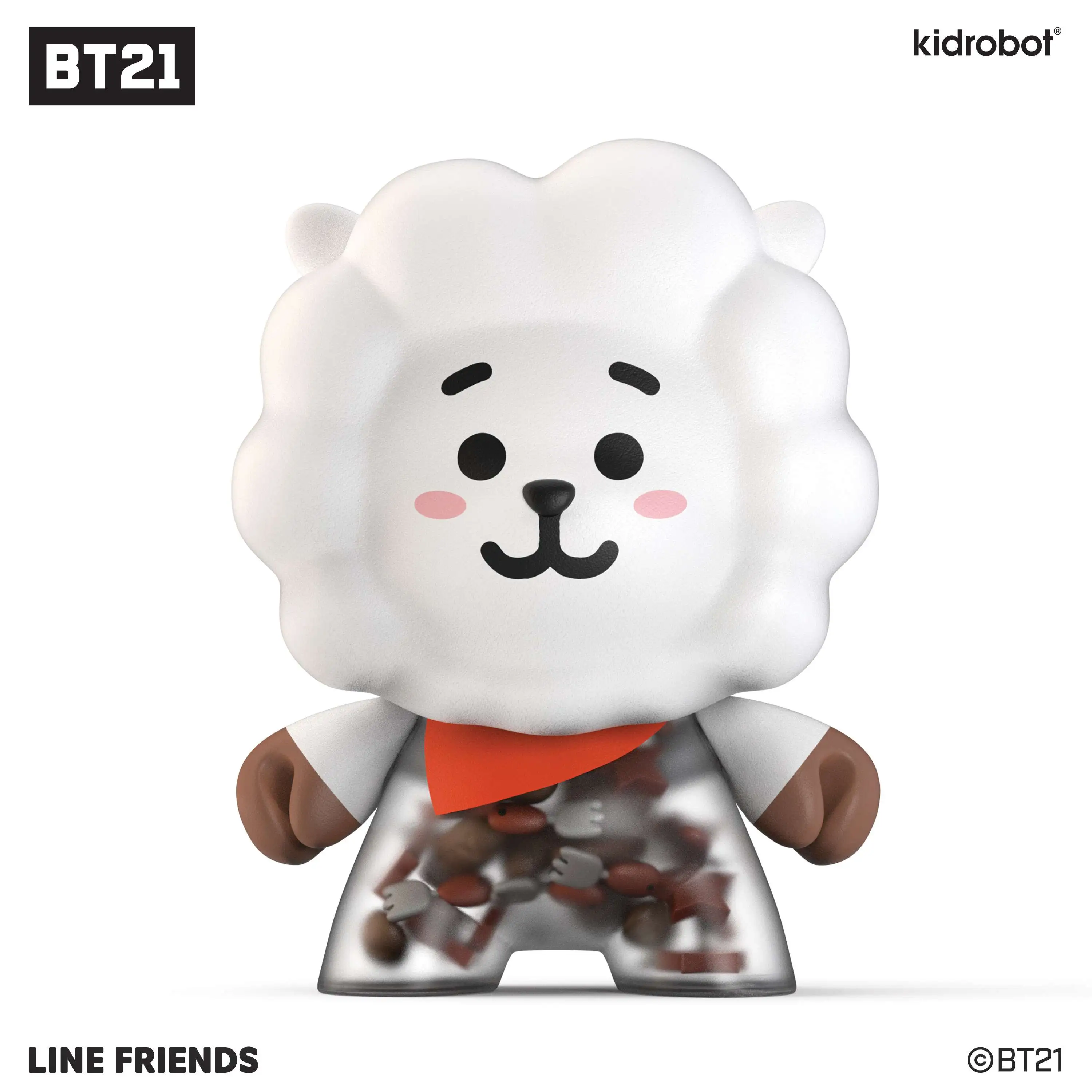 BT21 ファミリーマスコット Universe RJ BT21 RJ Universe Plush Standing Doll Box Set Xmas Gift