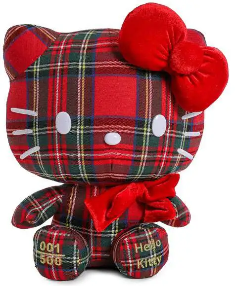 Sanrio Hello Kitty Plaid Medium Plush (Pre-Order ships June)