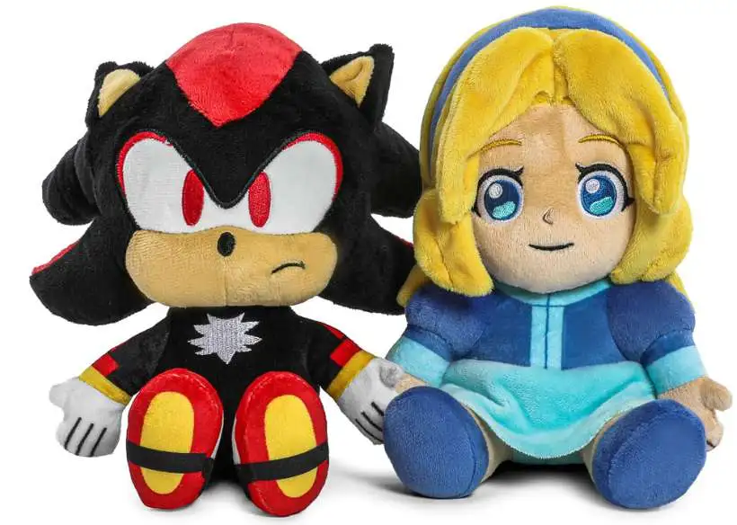 Sonic The Hedgehog Phunny Shadow & Maria 7.5-Inch Plush 2-Pack