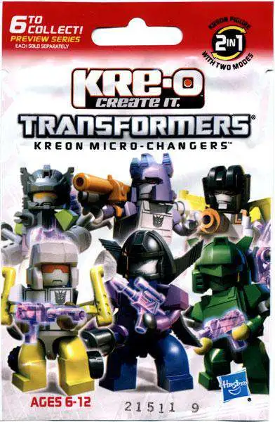 Kre-O Mini Figure Transformers Kreons G1 Kreo Micro-Changers Sentinel Prime 