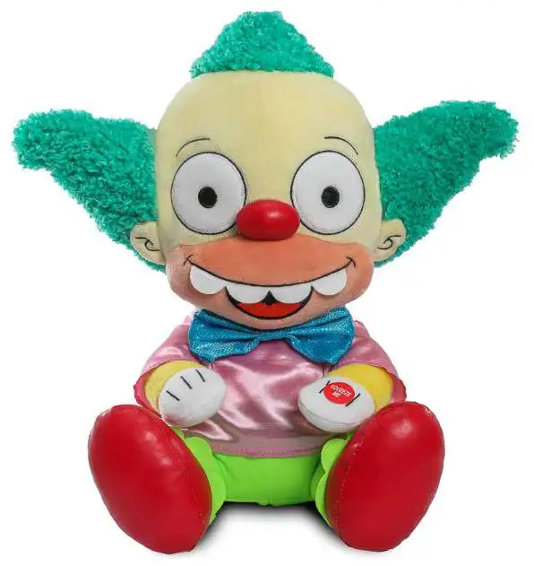 The Simpsons Krusty the Clown 13-Inch Plush with Sound (Pre-Order ships January)