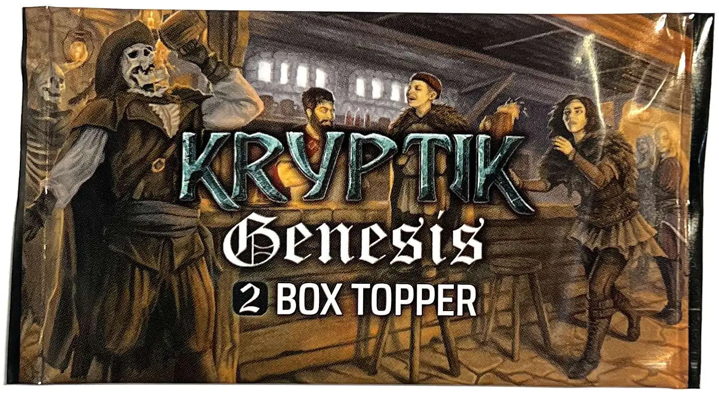 Kryptik Trading Card Game Genesis (Wave 2) Box Topper Booster Pack [1 Foil Card]