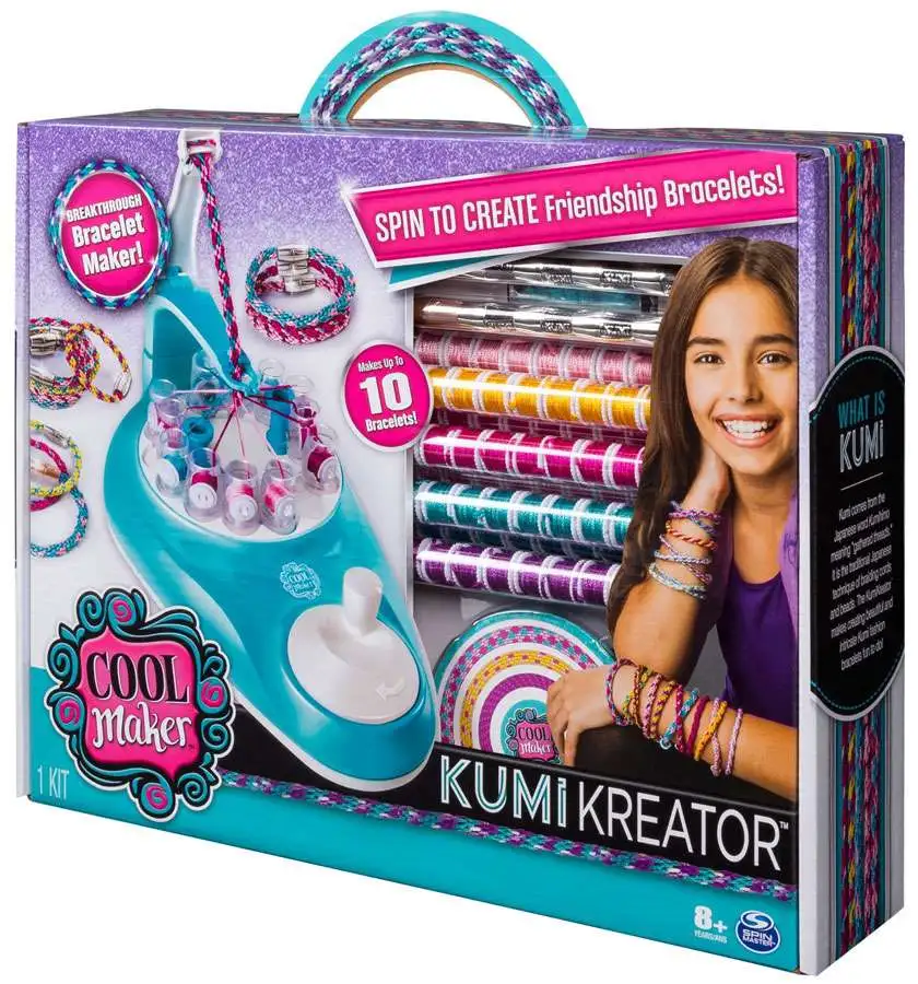 Cool Maker ‐ KumiKreator Friendship Bracelet Maker, Makes Up to 10  Bracelets, for Ages 8 and Up