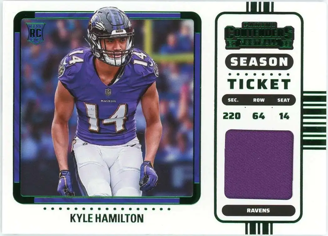 Kyle Pitts 2021 Panini Contenders Draft Picks Draft Class PURPLE Serie