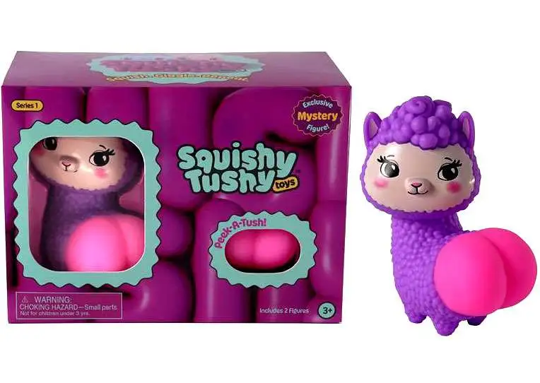Squishy Tushy Peek-A-Tush 3-Inch Mystery DOUBLE Pack [2 RANDOM Figures] (Pre-Order ships May)