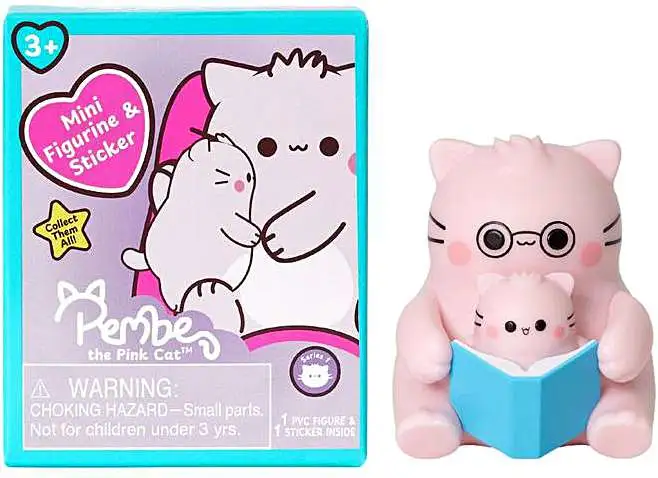 Pembe the Pink Cat Mini Figure 3-Inch Mystery Pack [1 RANDOM Character] (Pre-Order ships June)