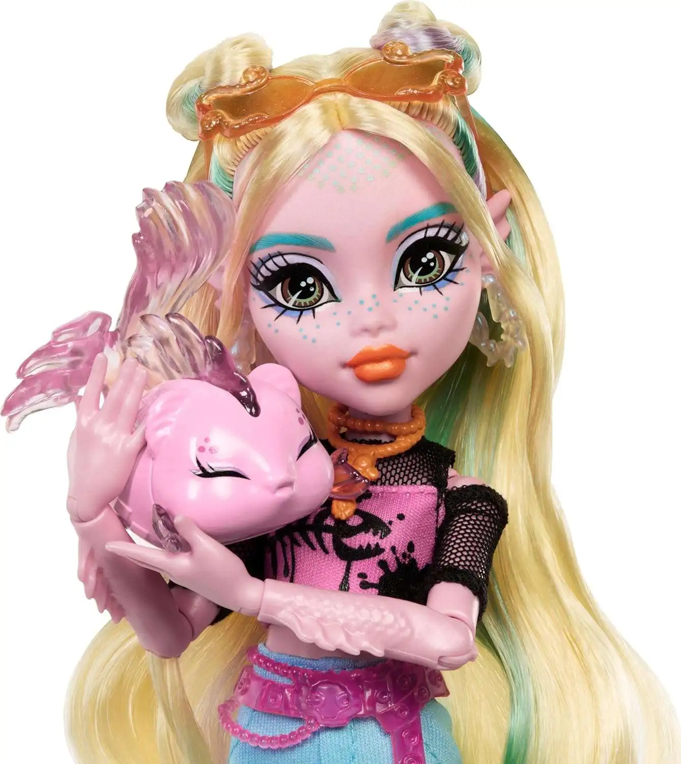 Monster High Lagoona Blue Doll with Neptuna, 2024 Mattel Toys - ToyWiz