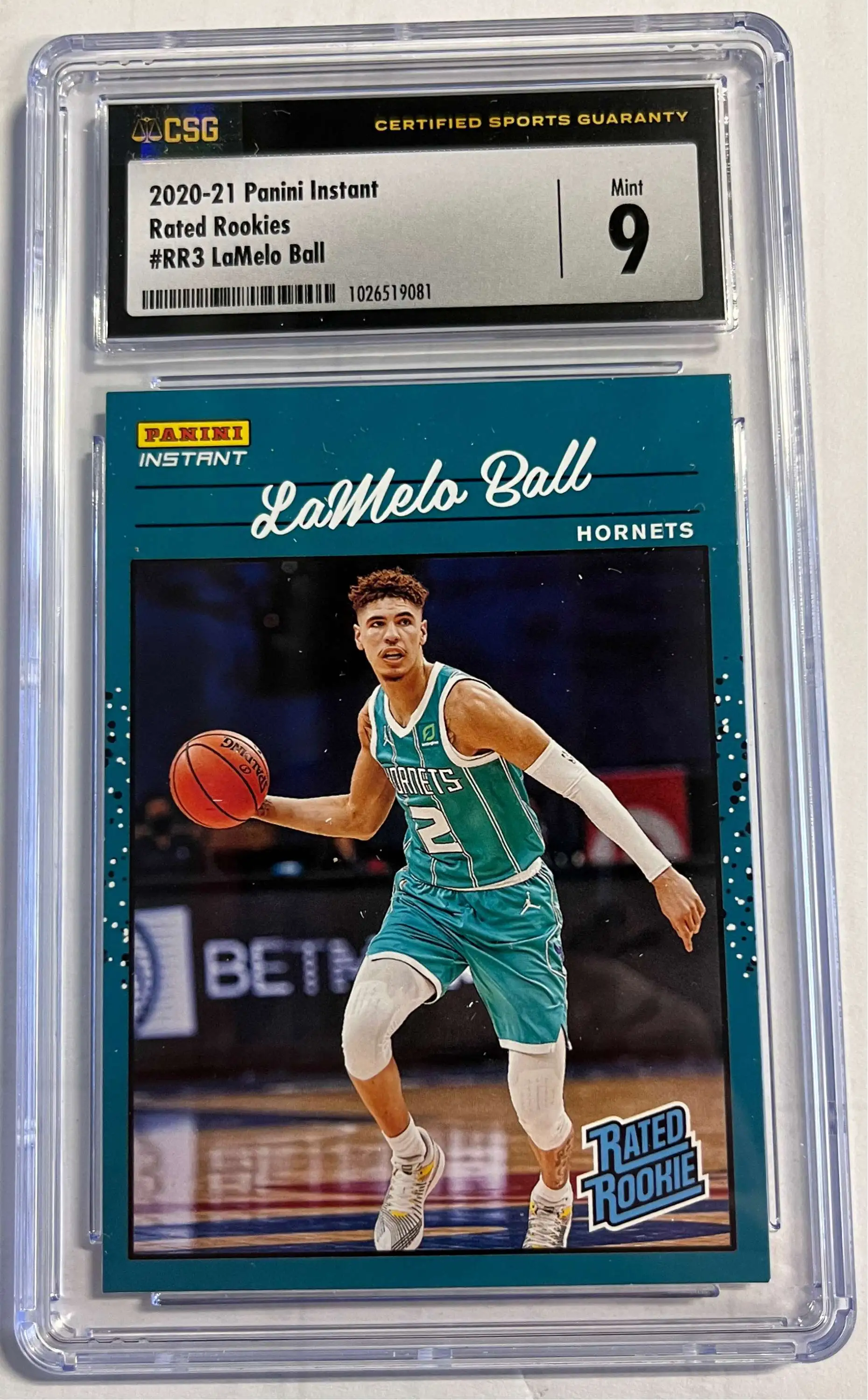 NBA 2020 Panini Instant Lamelo Ball Rookie Graded Card RR3 Rated Rookie