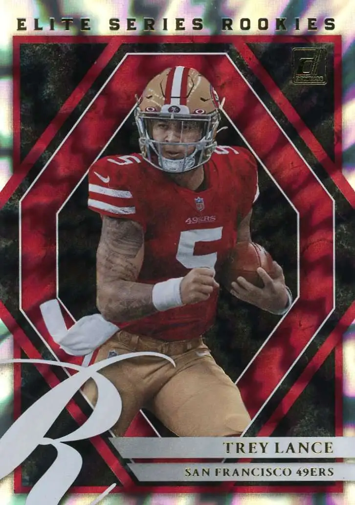 2021 Donruss Optic Trey Lance Jersey Card Rookie Phenoms 49ers!