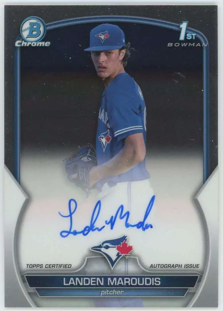 MLB 2023 Bowman Draft Chrome Landen Maroudis CDA-LM [1st Bowman Auto]