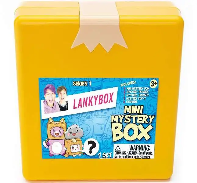 kontrast Personlig Fremhævet LankyBox Series 1 MINI Mystery Box 2 Figures, 1 Squishy, 3 Stickers, 1  Pop-It Mini Mystery Box Bonkers Toy Co. - ToyWiz