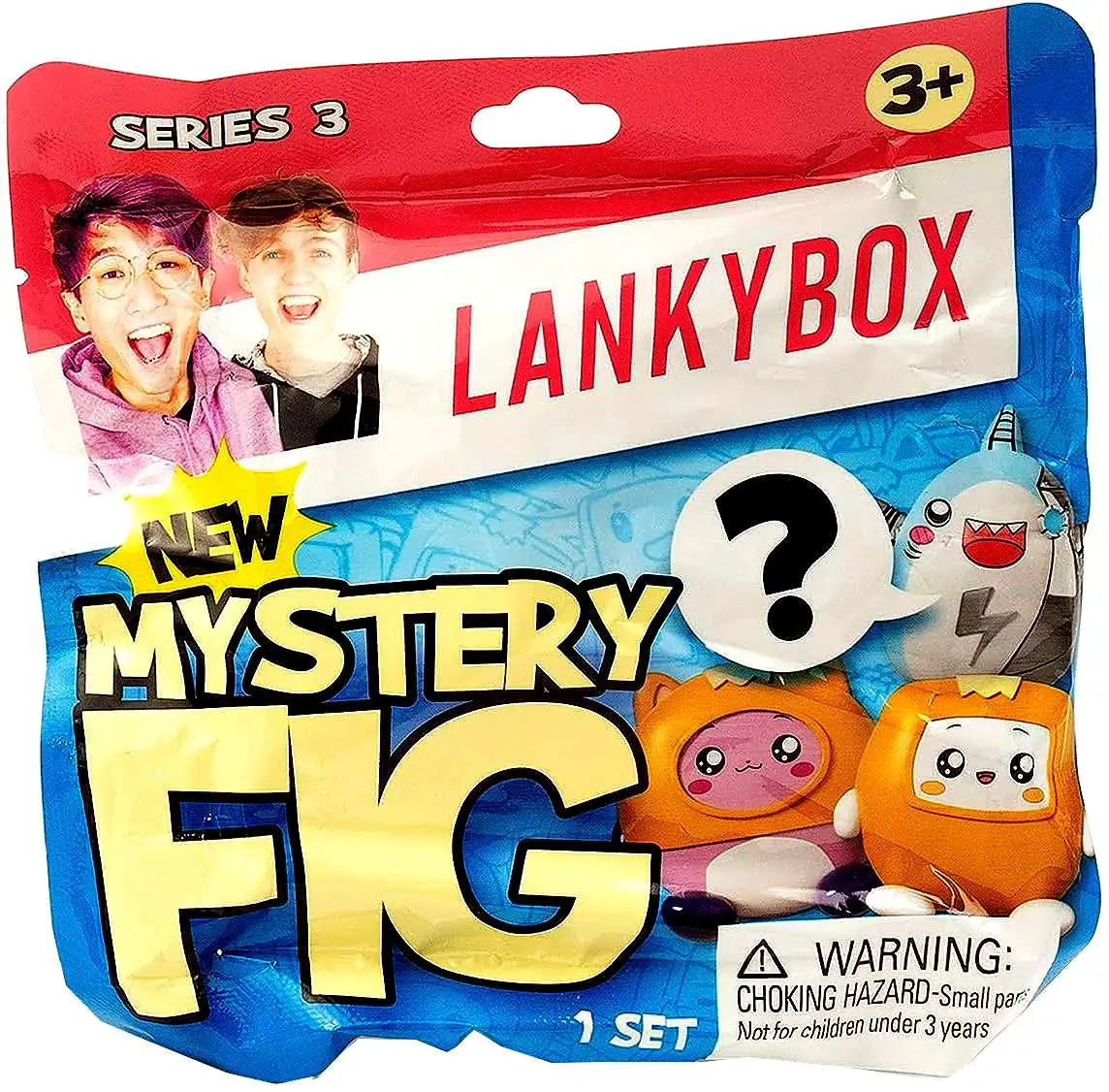 LankyBox Mini Mystery Box with Figures and Stickers for Ages 3+