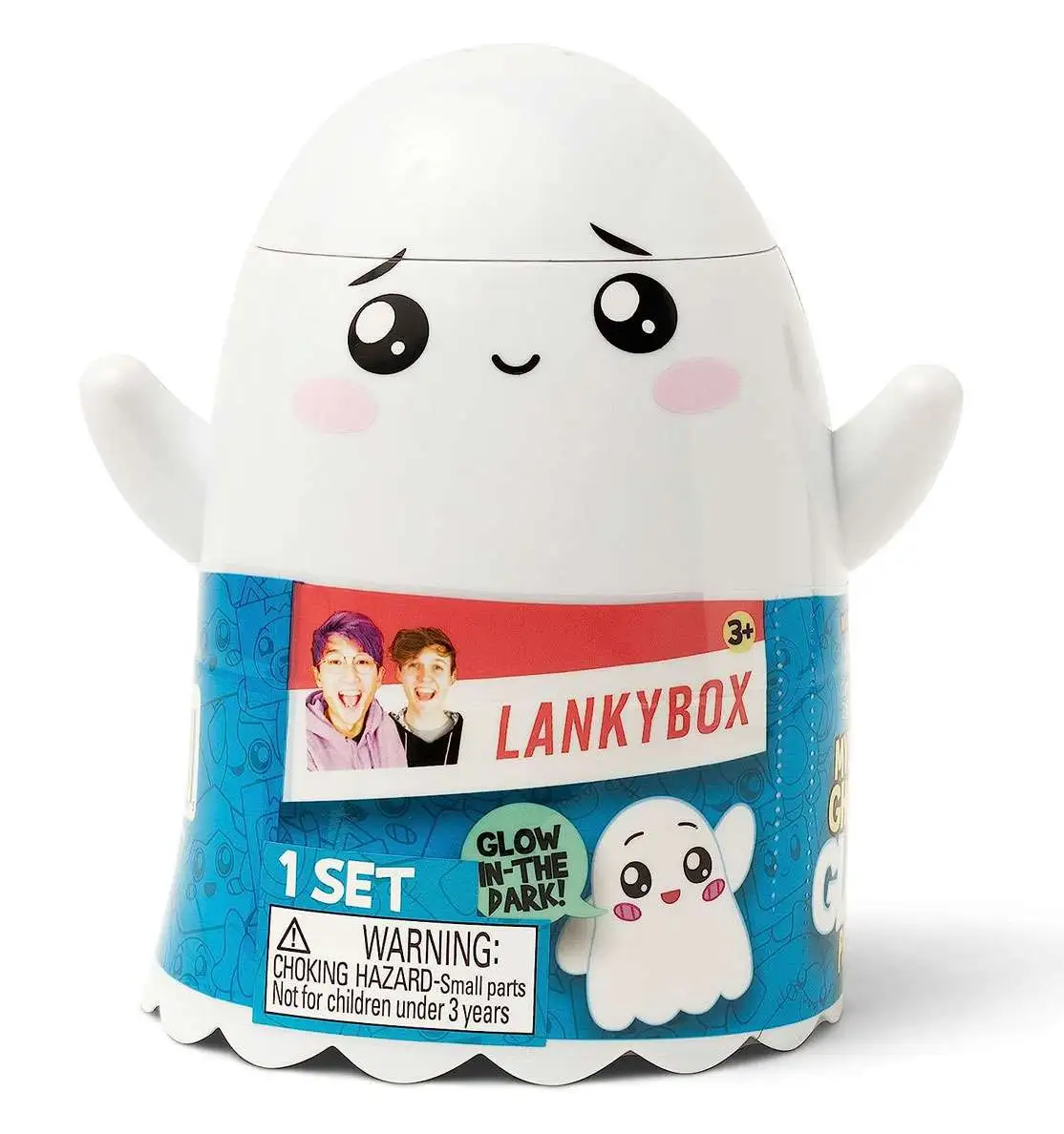 LankyBox Mini Mystery Box, for The Biggest Fans, 2 Mystery Figures, 1  Squishy Figure, a pop-it, and 3 Stickers