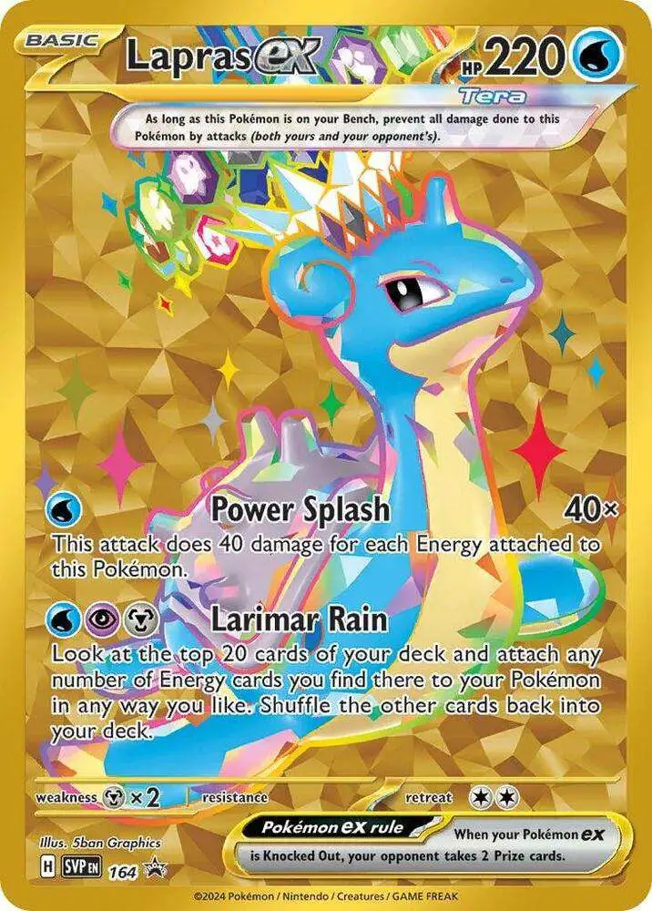 Pokemon Scarlet & Violet Promo Lapras ex SVP164