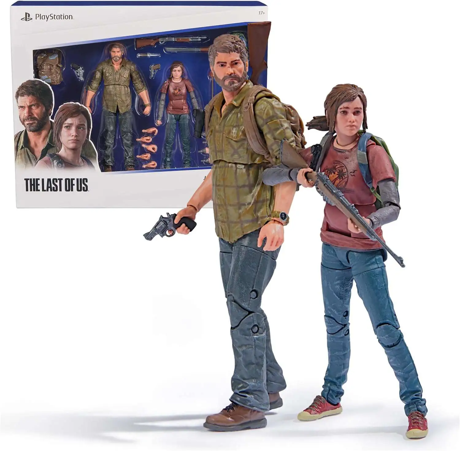 Playstation The Last of Us Joel & Ellie Deluxe Action Figure 2-Pack