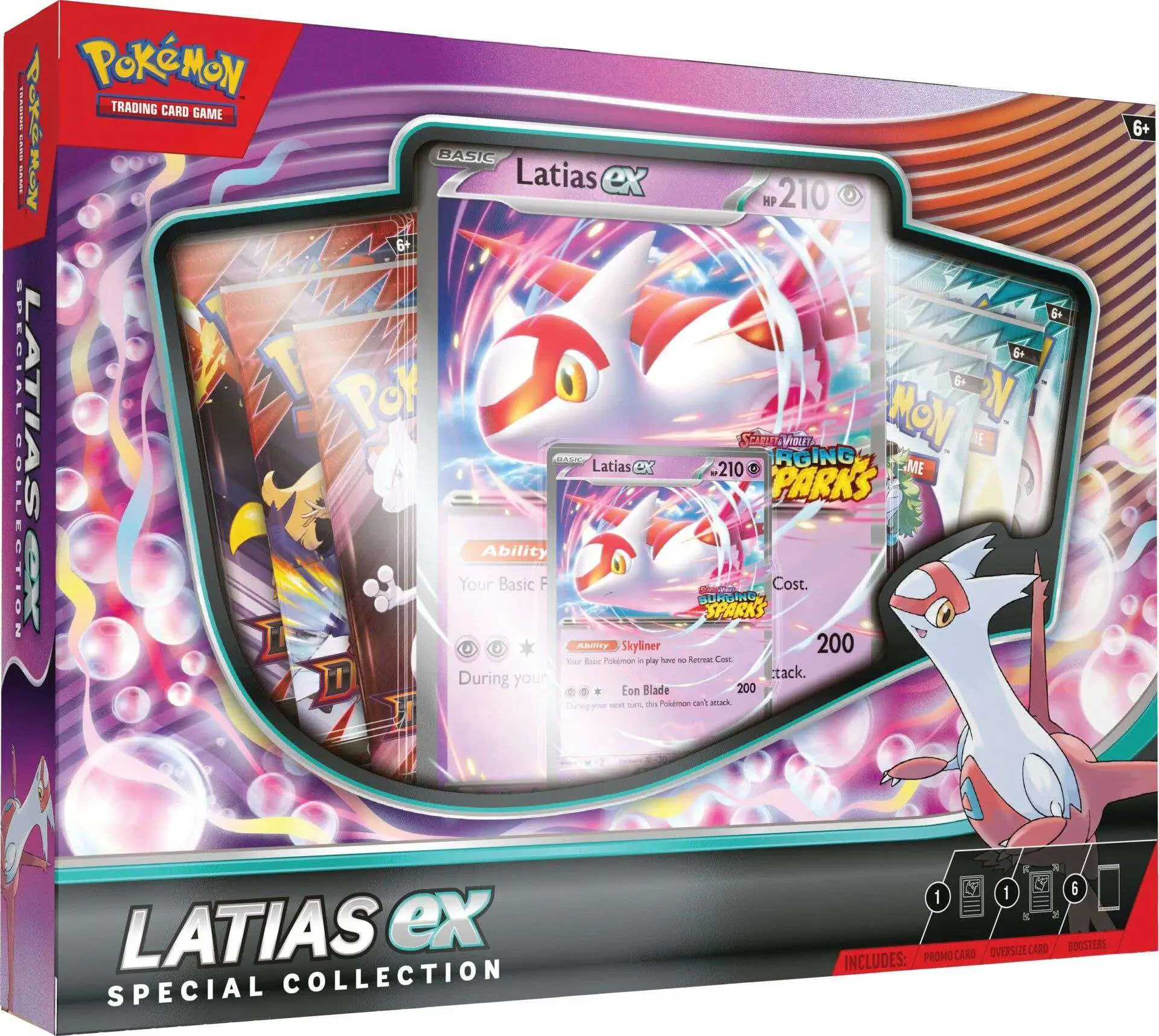 Pokemon Scarlet & Violet Latias ex Special Collection Box [6 Booster Packs & 2 Promos] (Pre-Order ships January)