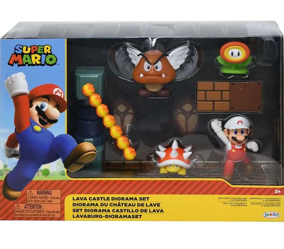 Nintendo Super Mario Bowser Jr, Wendy, Ludwig, Iggy Larry 2.5 Mini Figure  5-Pack Koopalings Jakks Pacific - ToyWiz