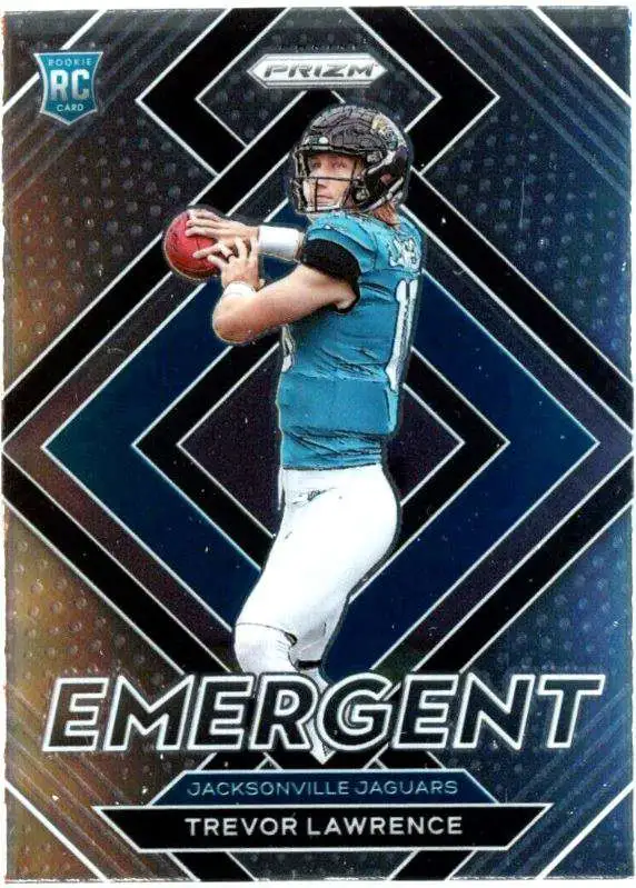 NFL 2021 Prizm Football Rookie Trevor Lawrence E-1 [Emergent]