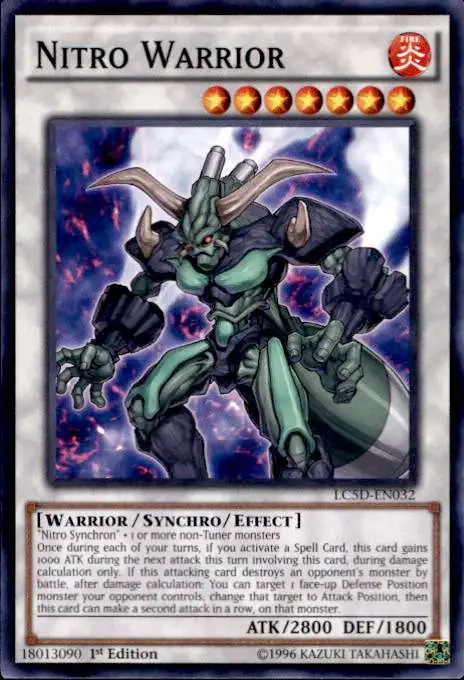 YuGiOh YuGiOh 5D's Legendary Collection Mega Pack Common Nitro Warrior LC5D-EN032