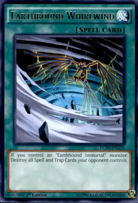 YuGiOh YuGiOh 5D's Legendary Collection Mega Pack Rare Earthbound Whirlwind LC5D-EN155