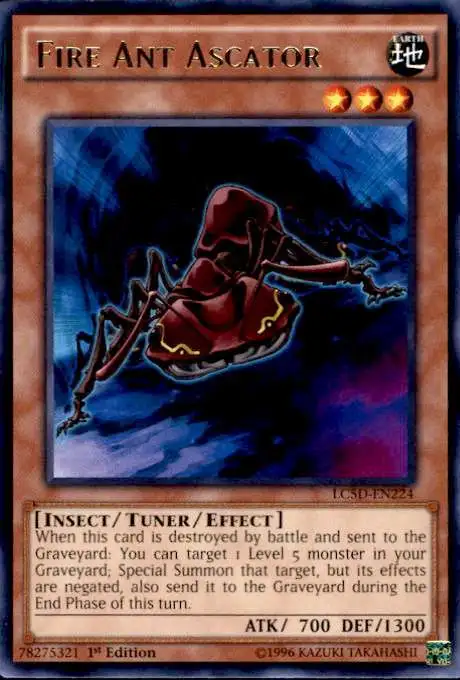 YuGiOh YuGiOh 5D's Legendary Collection Mega Pack Rare Fire Ant Ascator LC5D-EN224