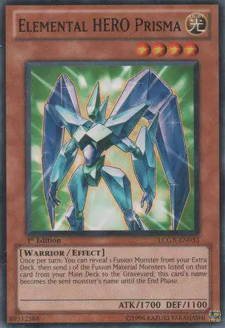 YuGiOh GX Trading Card Game Legendary Collection 2 Common Elemental HERO Prisma LCGX-EN033