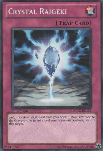 YuGiOh GX Trading Card Game Legendary Collection 2 Common Crystal Raigeki LCGX-EN171