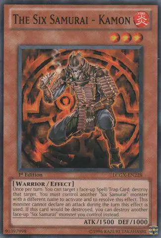 YuGiOh GX Trading Card Game Legendary Collection 2 Common The Six Samurai - Kamon LCGX-EN228