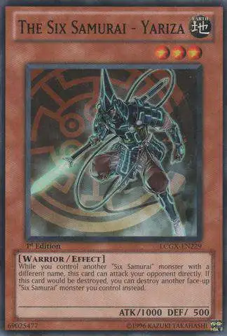 YuGiOh GX Trading Card Game Legendary Collection 2 Common The Six Samurai - Yariza LCGX-EN229