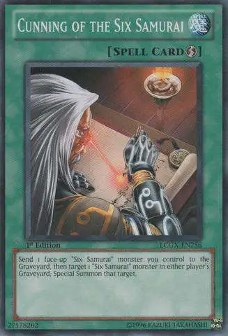 YuGiOh GX Trading Card Game Legendary Collection 2 Common Cunning of the Six Samurai LCGX-EN256