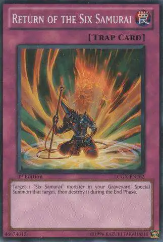 YuGiOh GX Trading Card Game Legendary Collection 2 Common Return of the Six Samurai LCGX-EN262