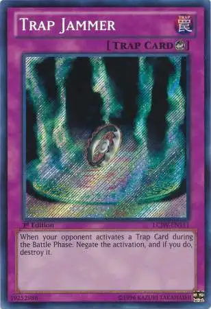 YuGiOh Trading Card Game Legendary Collection 4: Joey's World Secret Rare Trap Jammer LCJW-EN111