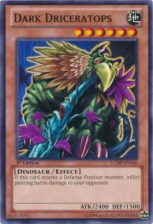 YuGiOh Trading Card Game Legendary Collection 4: Joey's World Common Dark Driceratops LCJW-EN150