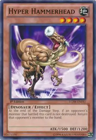 YuGiOh Trading Card Game Legendary Collection 4: Joey's World Common Hyper Hammerhead LCJW-EN151